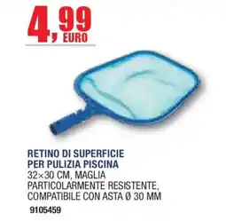 Self Retino di superficie per pulizia piscina offerta