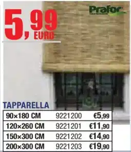 Self Tapparella Prafor offerta