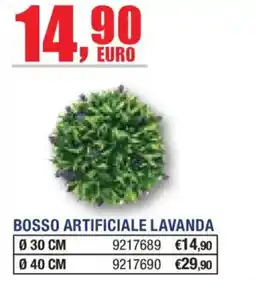 Self Bosso artificiale lavanda offerta
