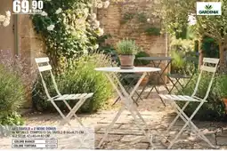 Self Set tavolo + 2 sedie Dover Gardenia offerta