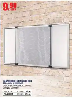Self Zanzariera estensibile con telaio in alluminio offerta