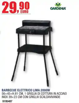 Self Barbecue elettrico Lima 2000W offerta
