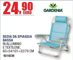 Self Sedia da spiaggia bassa Gardenia offerta
