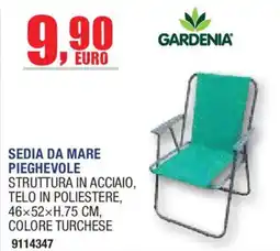 Self Sedia da mare pieghevole Gardenia offerta