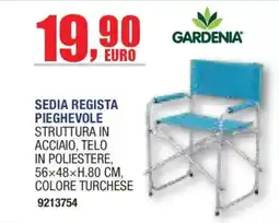 Self Sedia regista pieghevole Gardenia offerta