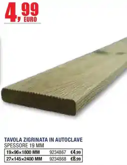 Self Tavola zigrinata in autoclave offerta