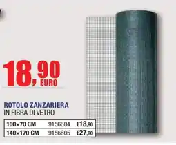 Self Rotolo zanzariera in fibra di vetro offerta
