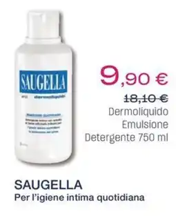 BENU Farma Saugella Dermoliquido Emulsione offerta