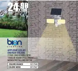 Self Applique led ad energia solare offerta
