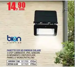 Self Faretto LED ad energia solare offerta