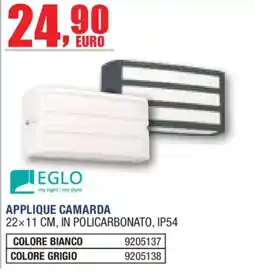 Self Applique Camarda Eglo offerta