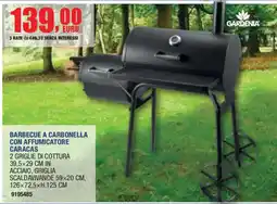 Self Barbecue a carbonella con affumicatore Caracas offerta