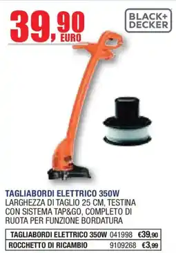 Self Tagliabordi elettrico Black+Decker 350W offerta