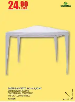 Self Gazebo a scatto Gardenia offerta
