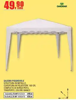 Self Gazebo pieghevole Gardenia offerta