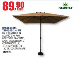 Self Ombrellone Trinidad 3x4 mt Gardenia offerta