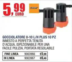 Self Gocciolatore 0-10 L/h Plus offerta