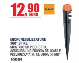 Self Micronebulizzatore 360° Spike Claber offerta
