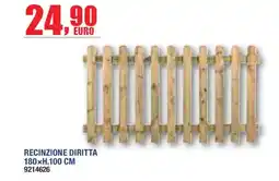 Self Recinzione diritta offerta