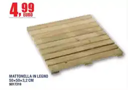 Self Mattonella in legno offerta