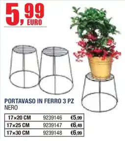 Self Portavaso in ferro offerta