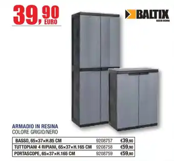 Armadino in resina Baltix