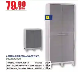 Self Armadio in resina Woody's XL offerta