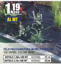 Self Telo pacciamatura in polipropilene offerta