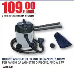 Self Bidone aspiratutto multifunzione offerta