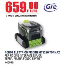 Self Robot elettrico piscine GT3220 Tornax offerta