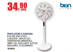 Self Ventilatore a piantana Bion Clima offerta