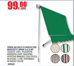 Self Tenda da sole a caduta con braccetti amon offerta