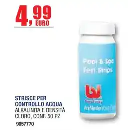 Self Strisce per controllo acqua alkalinità e densità cloro offerta