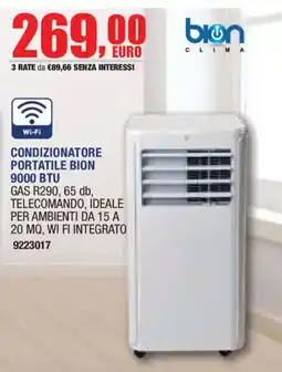 Self Condizionatore portatile Bion offerta