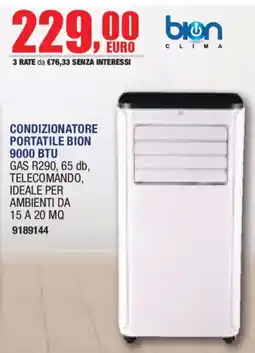 Self Condizionatore portatile Bion offerta