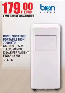 Self Condizionatore portatile Bion offerta