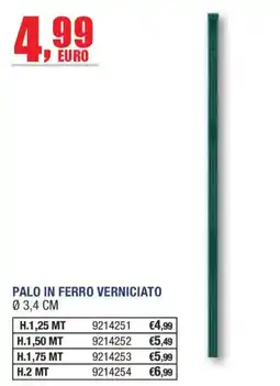 Self Palo in ferro verniciato offerta