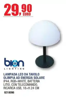 Self Lampada led da tavolo olimpia ad energia solare offerta