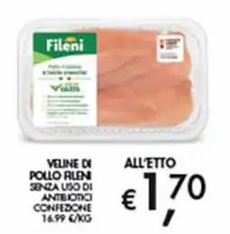 Coal City Veline di pollo fileni offerta