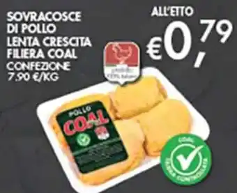 Sovracosce di pollo lenta crescita filiera coal