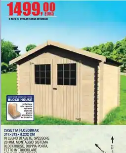 Self Casetta Flosobrak offerta