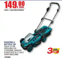 Self Rasaerba a batteria 18V offerta