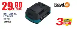Self Batteria al litio 18V Newton offerta