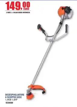 Self Decespugliatore a scoppio 52cc offerta