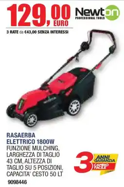 Self Rasaerba elettrico Newton offerta