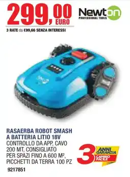 Self Rasaerba Robot Smash Newton offerta