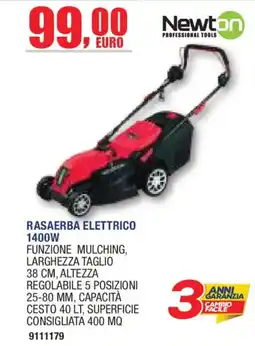 Self Rasaerba elettrico Newton offerta
