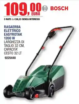 Self Rasaerba elettrico Bosch Easyrotak offerta