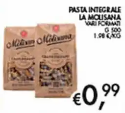 Coal City Pasta integrale la molisana offerta