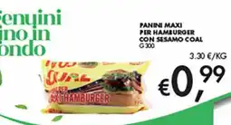 Coal City Panini maxi per hamburger con sesamo coal offerta